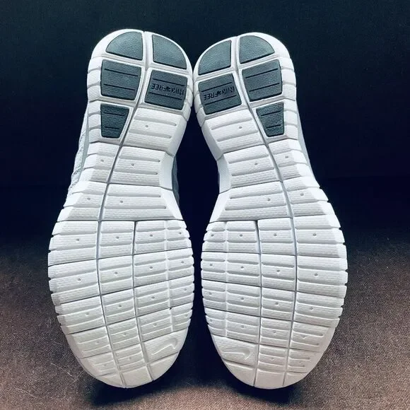 Nike Free Flyknit Chukka Womens Pure Platinum Wolf Grey 639699-001 Size 8.5 US - Picture 7 of 10